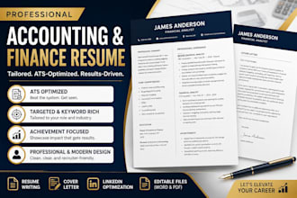 write an ats accounting resume for accountants and finance professionals
