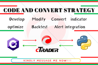 code, backtest and optimize your calgo, cbot, ctrader trading strategy