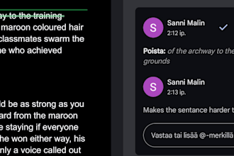proofread and edit texts