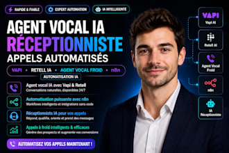 vapi retell ia agent vocal froid n8n automatisation ia réceptionniste appels