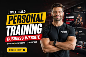 build a personal training business website