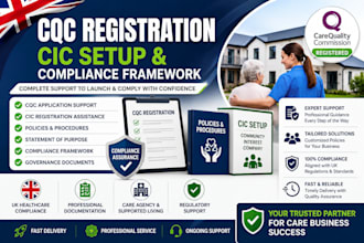 do cqc registration cic setup policy support procedures compliance framework
