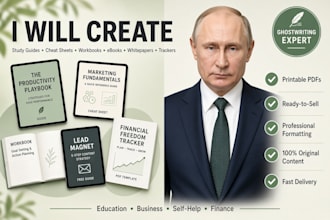 create printable study guides cheat sheets workbooks ebooks whitepapers trackers