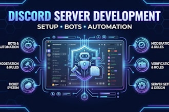 create and setup a professional discord server