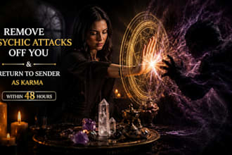 remove psychic attacks off you and return to sender as karma within 48 hours