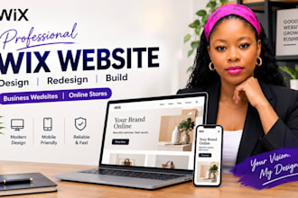 do wix website design wix website redesign wix business website wix development