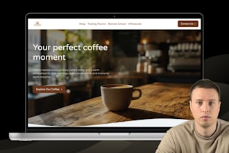 create a professional multi page business website