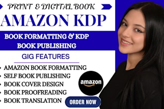 kdp book formatting amazon direct publishing print and kindle ebook publishing