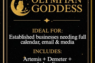 the olympian goddess monthly package