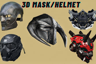 sculpt 3d mask 3d helmet cosplay mask cosplay helmet 3d armor stl halloween mask