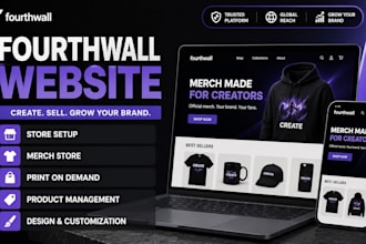 build fourthwall merch store for creators and streamers fourthwall store