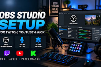 setup and optimize obs studio for twitch youtube and kick streaming