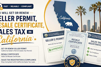 get or renew seller permit, resale certificate, sales tax in california