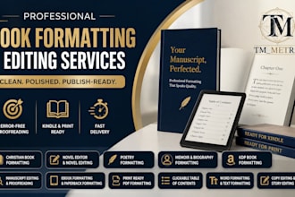 edit, proofread and format your christian book, novel, poetry manuscript