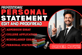 expertly edit your personal statement for residency, edit college application