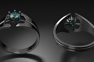 do design 3d cad for your dream jewelry