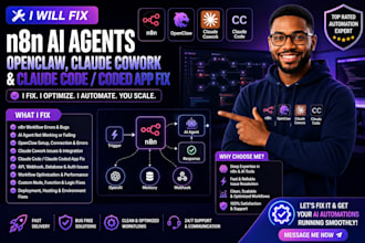 fix n8n ai agents , openclaw, claude cowork and claude code claude coded app fix