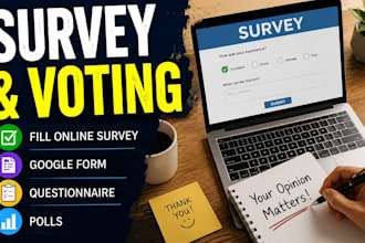 fill online survey, google form, questionnaire and polls