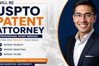 be uspto patent attorney for patent search patent drafting and filing