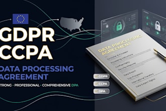 draft a strong gdpr and ccpa data processing agreement dpa