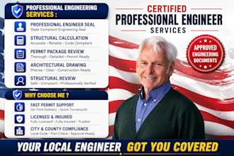 provide permit ready civil and structural engineering drawing for utah and texas
