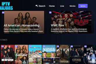 develop a smart TV streaming app for samsung, lg, roku and fire TV