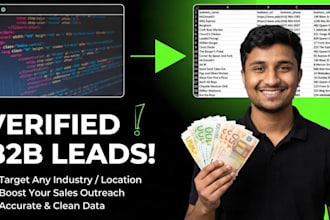 scrape job recruiting listings, business leads with python