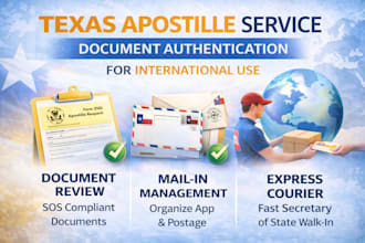 provide fast texas apostille service and document authentication