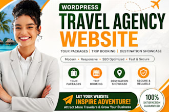 vacation rental website, travel agency and hotel booking wordpress site