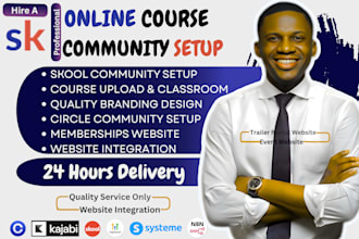skool community setup skool course content skool course ghl circle so community