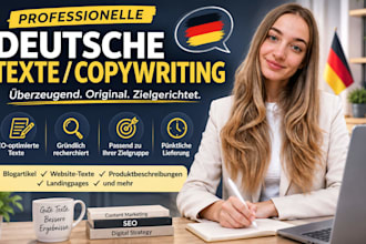 write german SEO articles and blog posts