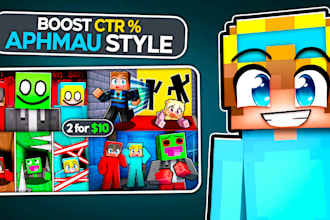 design aphmau minecraft thumbnail