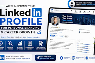 write and optimize your linkedin profile for personal branding and career growth