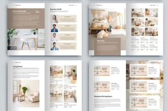 design product pdf catalog lookbook for furniture interior home décor brands