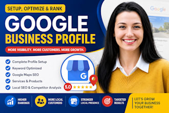 setup, fix and optimize your google business profile, gmb local SEO