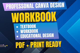 do booklet textbook workbook and education learning materials in canva