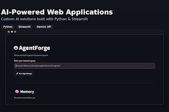 develop a python streamlit app with gemini ai api