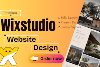 design or develop wixstudio website, figma to wixstudio, wix studio expert