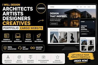 design architects artists designers creatives  portfolio cargo website
