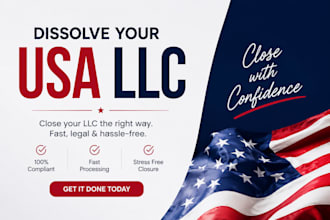 dissolve US llc or corporation, close ein and file state dissolution
