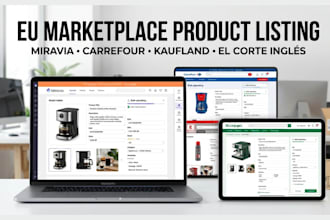 do product listing on miravia carrefour kaufland el corte inglés marketplace
