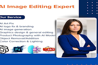 fix ai art, fix flaws, fix ai logo, and create brand kit with ai image
