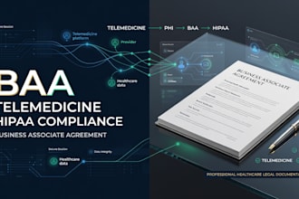 draft business associate agreement baa for telemedicine platforms