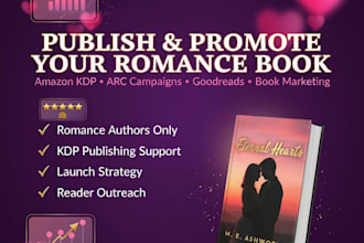 publish and promote your romance book with arc reader support