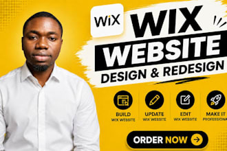 edit wix website, update wix  and build a professional wix website, wix expert