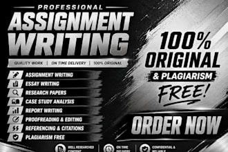 write the assignment as a professional assignment writer