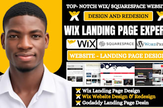 wix landing page, wix website redesign, godaddy, wix sales funnel, simvoly, wix