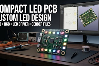 design compact led pcb, mini led circuit board and custom electronics