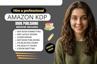 format and publish your book on amazon kdp both ebook and paperback
