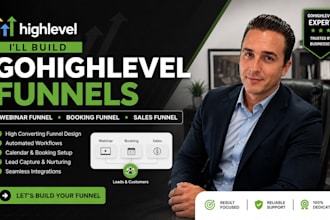build ghl webinar funnel booking funnel ghl sales funnel